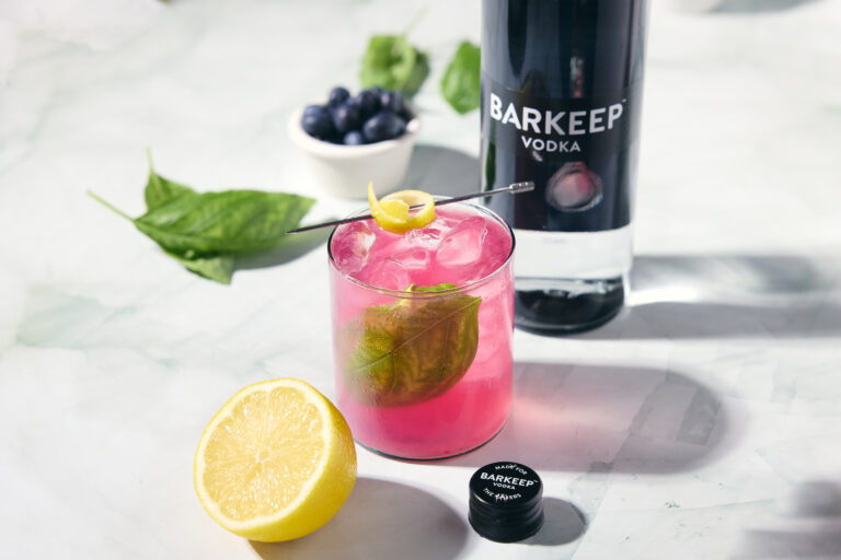 Blue Basil Spritz