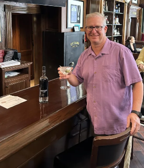 Chris Clifford celebrates Barkeep Vodka with WIBC-FM on National Vodka Day.