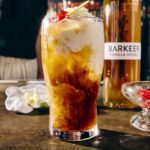 Boozy root beer float with Vanilla Vodka